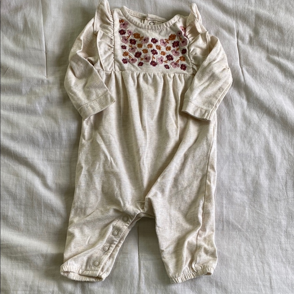 Carter's Cream Floral One Piece